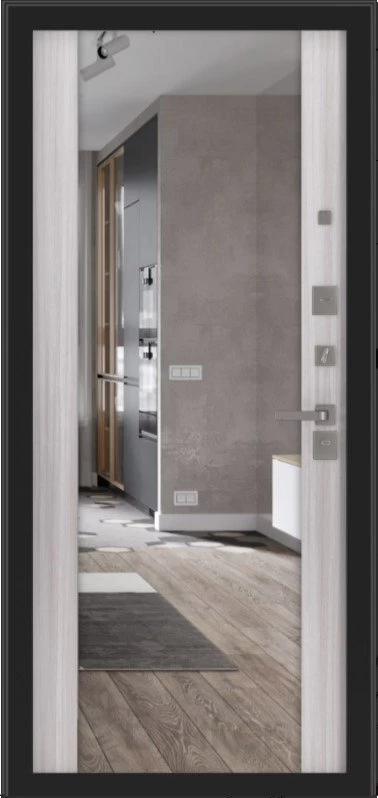 с зеркалом ФЛЗ-1 Сандал белый